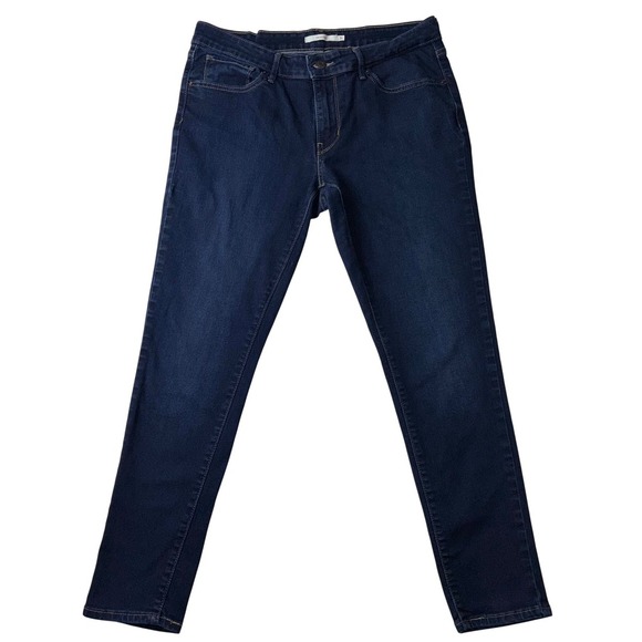 Levi's 711 Skinny Jeans Women's Size 31 Dark Wash Denim Classic - Picture 1 of 5